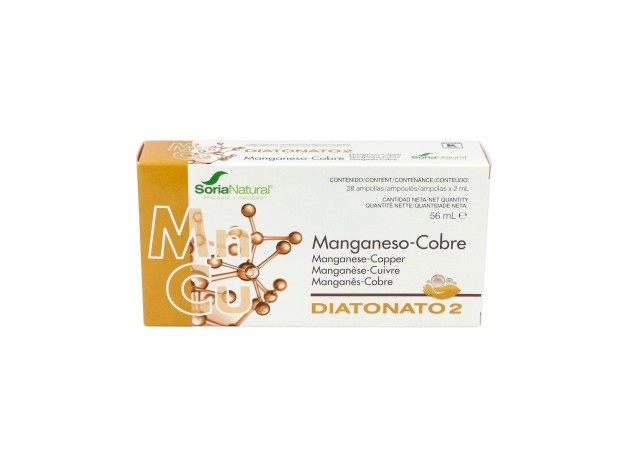 Soria Natural Diatonato 2 Manganeso Cobre 28X2Ml