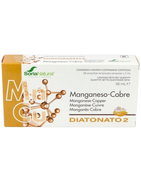 Soria Natural Diatonato 2 Manganeso Cobre 28X2Ml