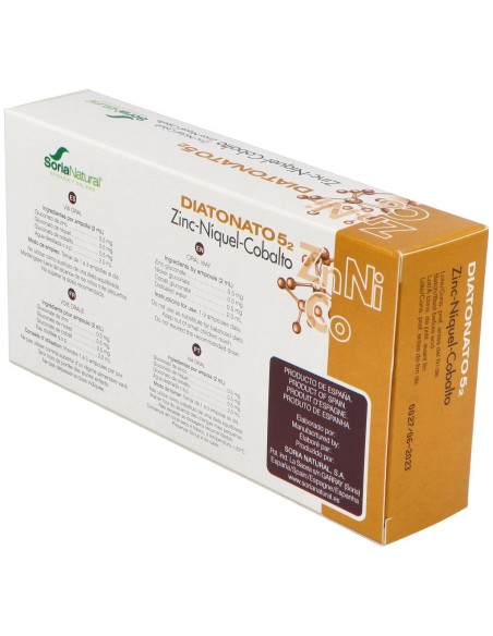 Diatonato 5/2 Zinc-Niquel-Cobalto 28Viales