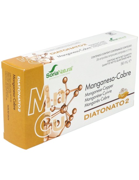 Soria Natural Diatonato 2 Manganeso Cobre 28X2Ml