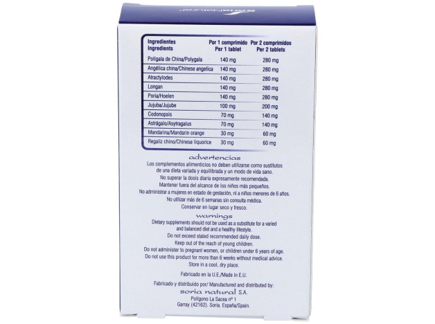 Soria Natural Chinasor 6 Gui Pi Wan 30Comp