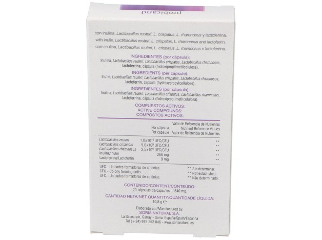 Soria Natural Probicand 20Caps