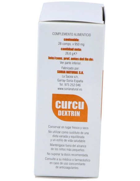 Soria Natural Vit%26Min 44 Curcu Dextrin Mgdose 28 Comp.