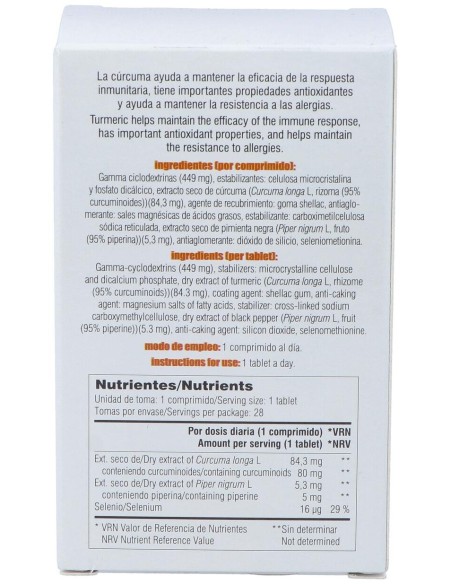 Soria Natural Vit%26Min 44 Curcu Dextrin Mgdose 28 Comp.