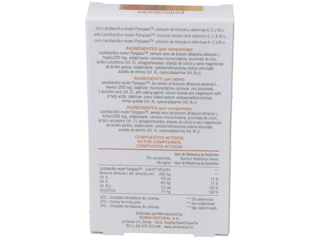 Soria Natural Probicobacter 21Comp