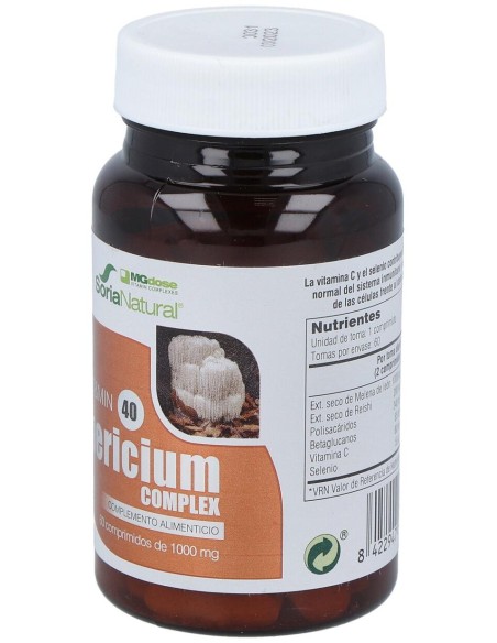 Mg Dose Soria Natural Vit%26Min 40 Hericium Complex 60Comp