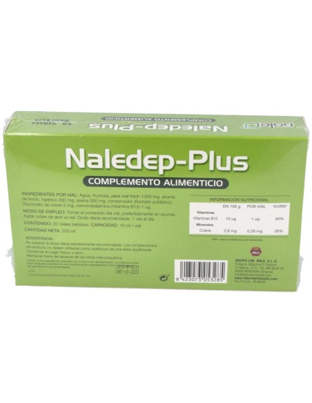 Nale Naledep Plus 20 Ampollas