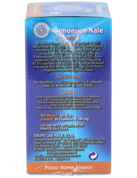 Nale Armonium 60Caps