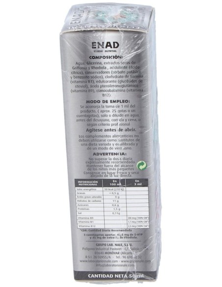 Nale Enad Elixir Mental 50Ml