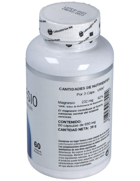 Magnesio Alta Absorcion 60Cap.