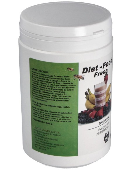 Diet Food Batido Sabor Fresa 500Gr