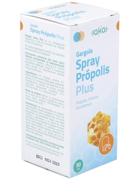 Gargola Spray Plus Propolis 30Ml.