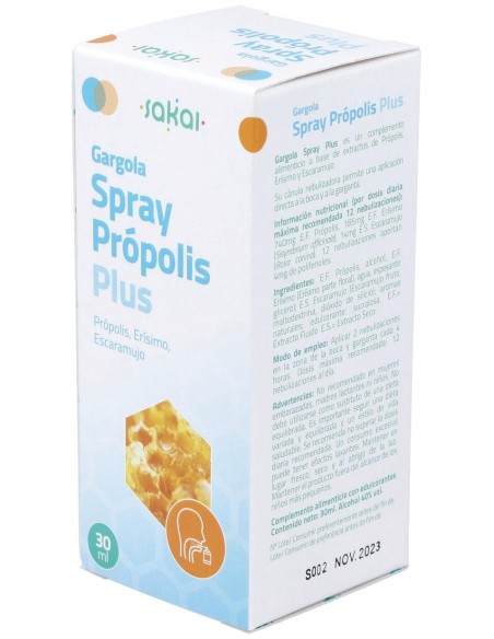 Gargola Spray Plus Propolis 30Ml.