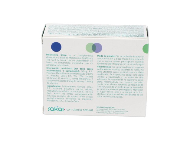 Melatonina Sleep 60Comp.Mast.