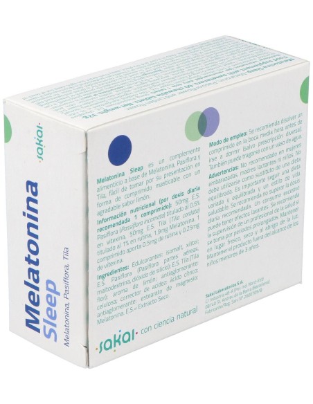 Melatonina Sleep 60Comp.Mast.