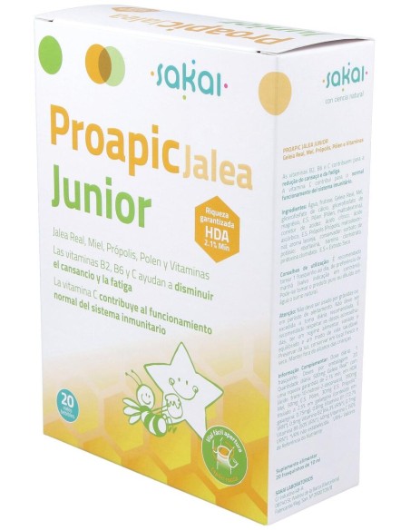 Proapic Jalea Real Infantil-Junior 20Amp.