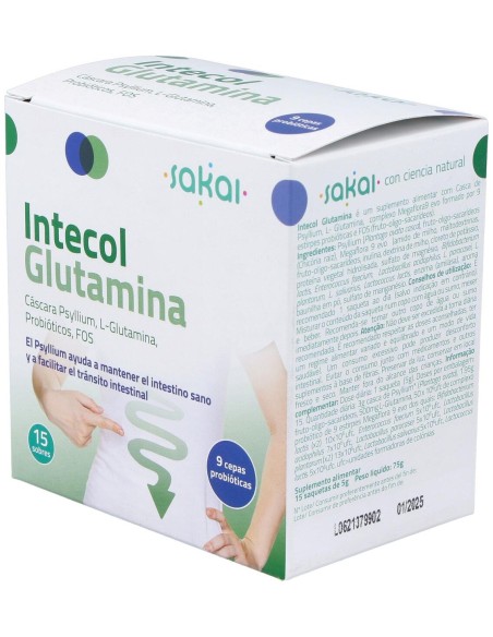 Sakai Intecol Glutamina 15 Sobres