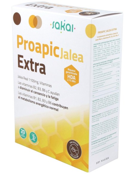 Sakai Proapic Jalea Extra 20Amps