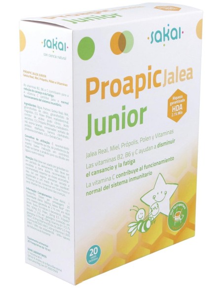 Proapic Jalea Real Infantil-Junior 20Amp.