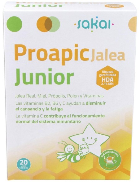 Proapic Jalea Real Infantil-Junior 20Amp.