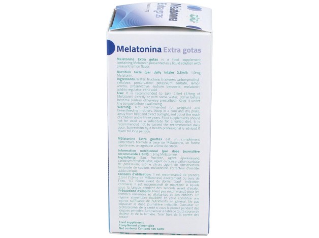 Melatonina Extra Gotas 60Ml.