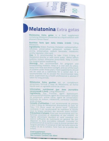 Melatonina Extra Gotas 60Ml.