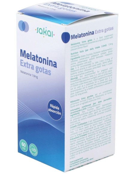 Melatonina Extra Gotas 60Ml.