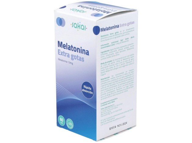 Melatonina Extra Gotas 60Ml.