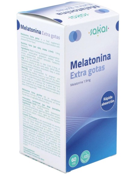 Melatonina Extra Gotas 60Ml.