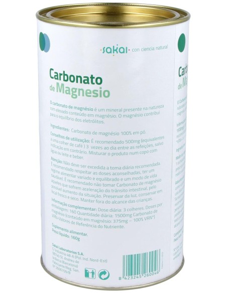 Sakai Carbonato De Magnesio 160G