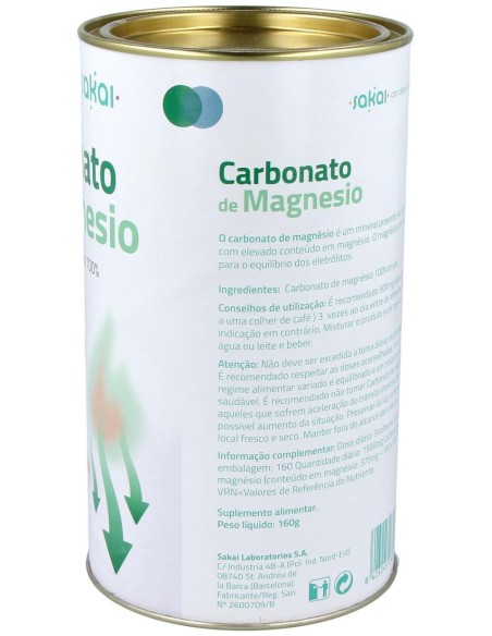 Sakai Carbonato De Magnesio 160G
