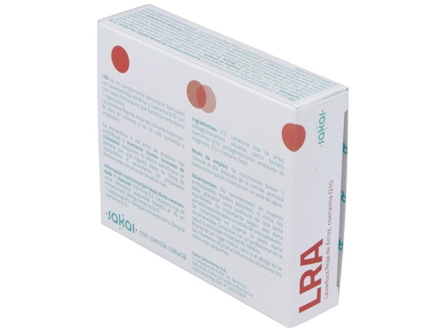Lra Levadura Roja De Arroz + Q10 30Cap.