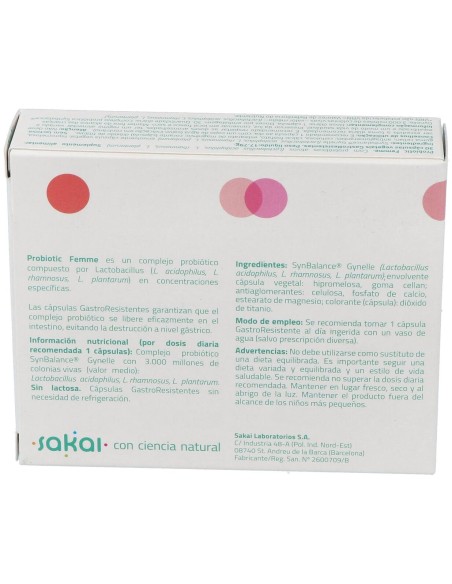 Probiotic Femme 30Cap.