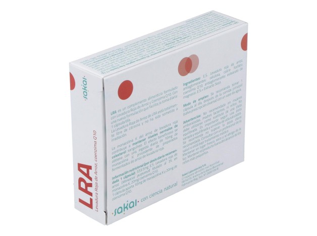Lra Levadura Roja De Arroz + Q10 30Cap.