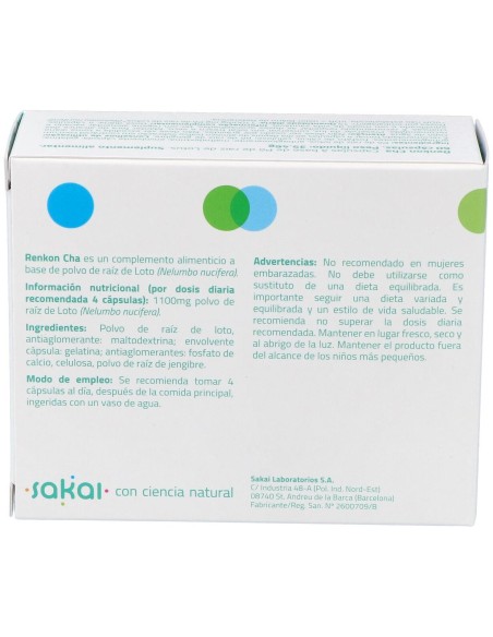 Renkon Cha (Raiz De Loto) 60Cap.