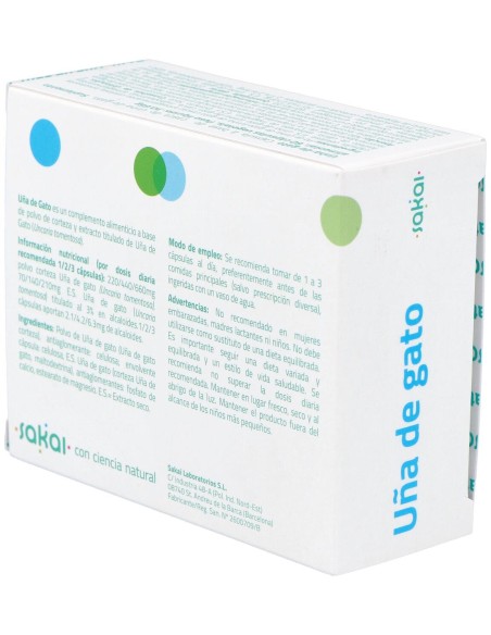 Sakai Uña Gato 60 Cap