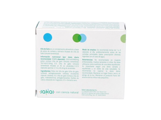 Sakai Uña Gato 60 Cap