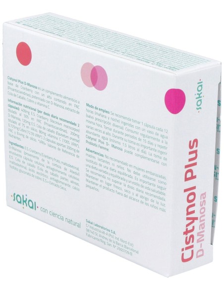 Sakai Cistynol Plus D-Manosa 30Caps