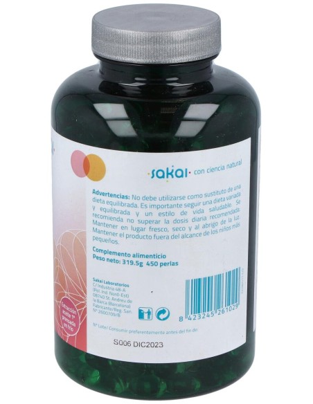 Sakai Aceite Onagra 500Mg 450 Perlas