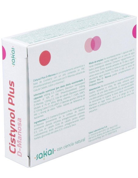 Sakai Cistynol Plus D-Manosa 30Caps