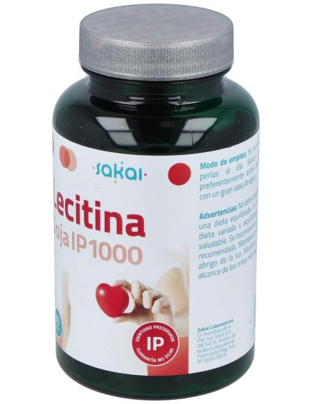 Sakai Lecitina Soja Ip 1000Mg 90 Perlas