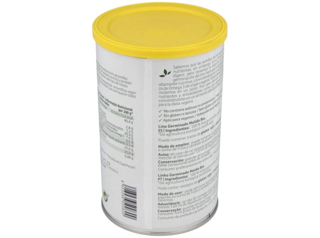 Semillas De Lino Germinado Molido 500Gr.
