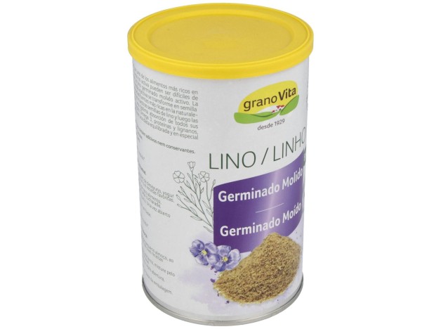 Semillas De Lino Germinado Molido 500Gr.