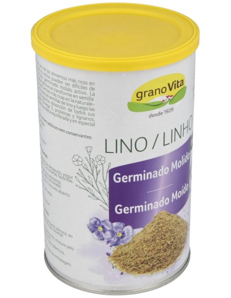 Semillas De Lino Germinado Molido 500Gr.