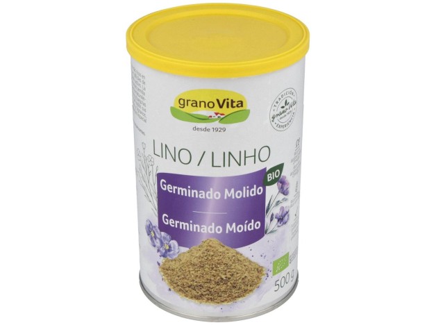 Semillas De Lino Germinado Molido 500Gr.