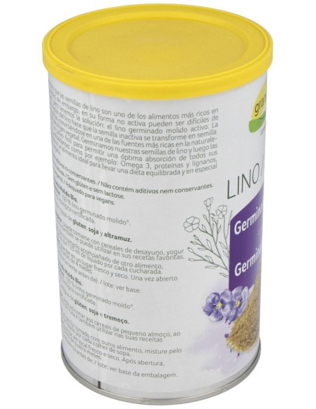 Semillas De Lino Germinado Molido 500Gr.
