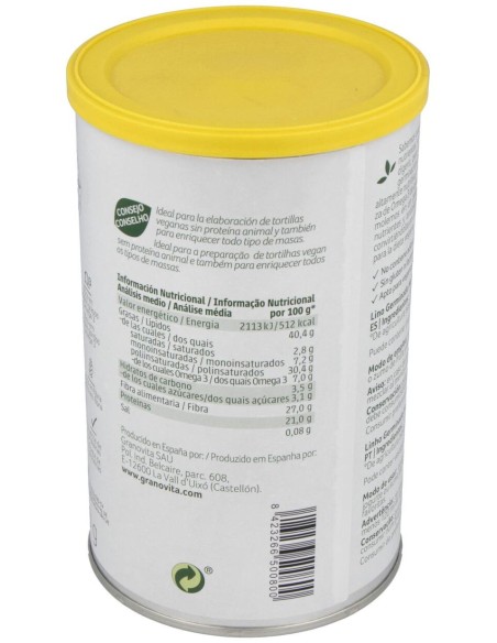 Semillas De Lino Germinado Molido 500Gr.