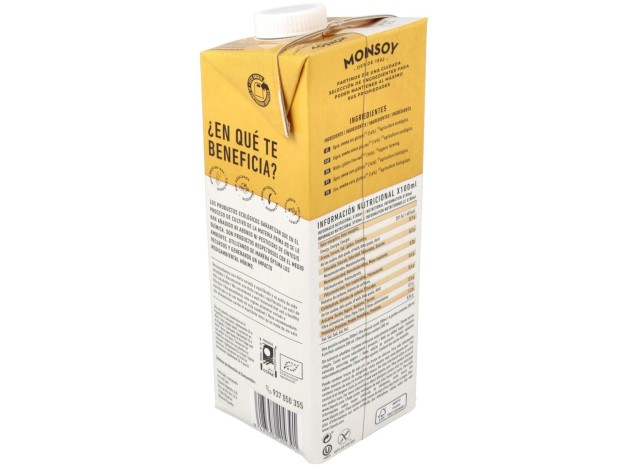 Bebida Vegetal De Avena Sin Gluten 1Lt 6Uds. Bio