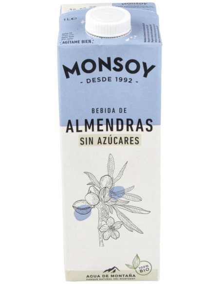 Monsoy Leche De Almendras Sin Azúcar Bio 1000Ml