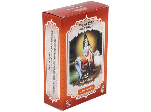 Radhe Shyam Henna Tinte Natur Cobre Polvo 100Gr